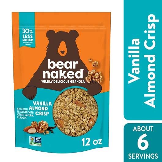 Bear Naked Vanilla Almond Granola, 12 Ounce -- 6 Per Case