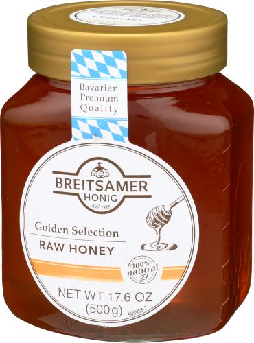 Breitsamer Honig Golden Selection Raw Honey, 17.6 Ounce -- 6 Per Case