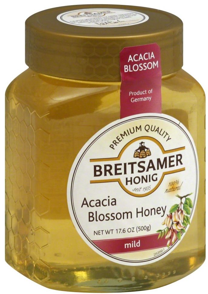 Breitsamer Honig Acacia Honey, 17.6 Ounce -- 6 Per Case