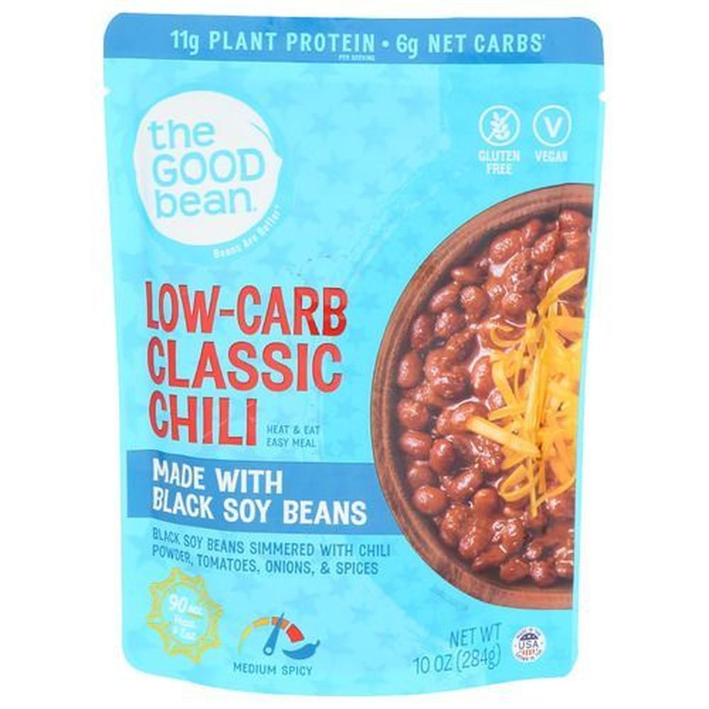 The Good Bean Black Soy Beans Low Carb Classic Chili, 10 Ounce -- 4 Per Case