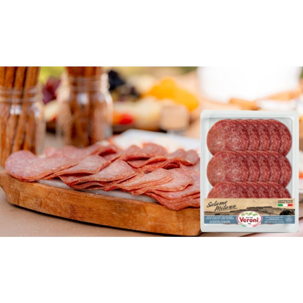 Veroni Salame Milano, 4 Ounce -- 10 Per Case