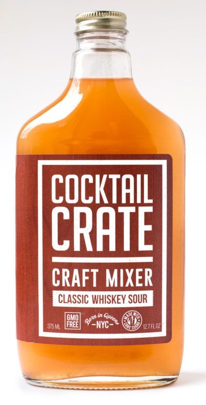 Cocktail Crate Classic Whiskey Sour Craft Mix, 12.68 Fluid Ounce -- 6 Per Case