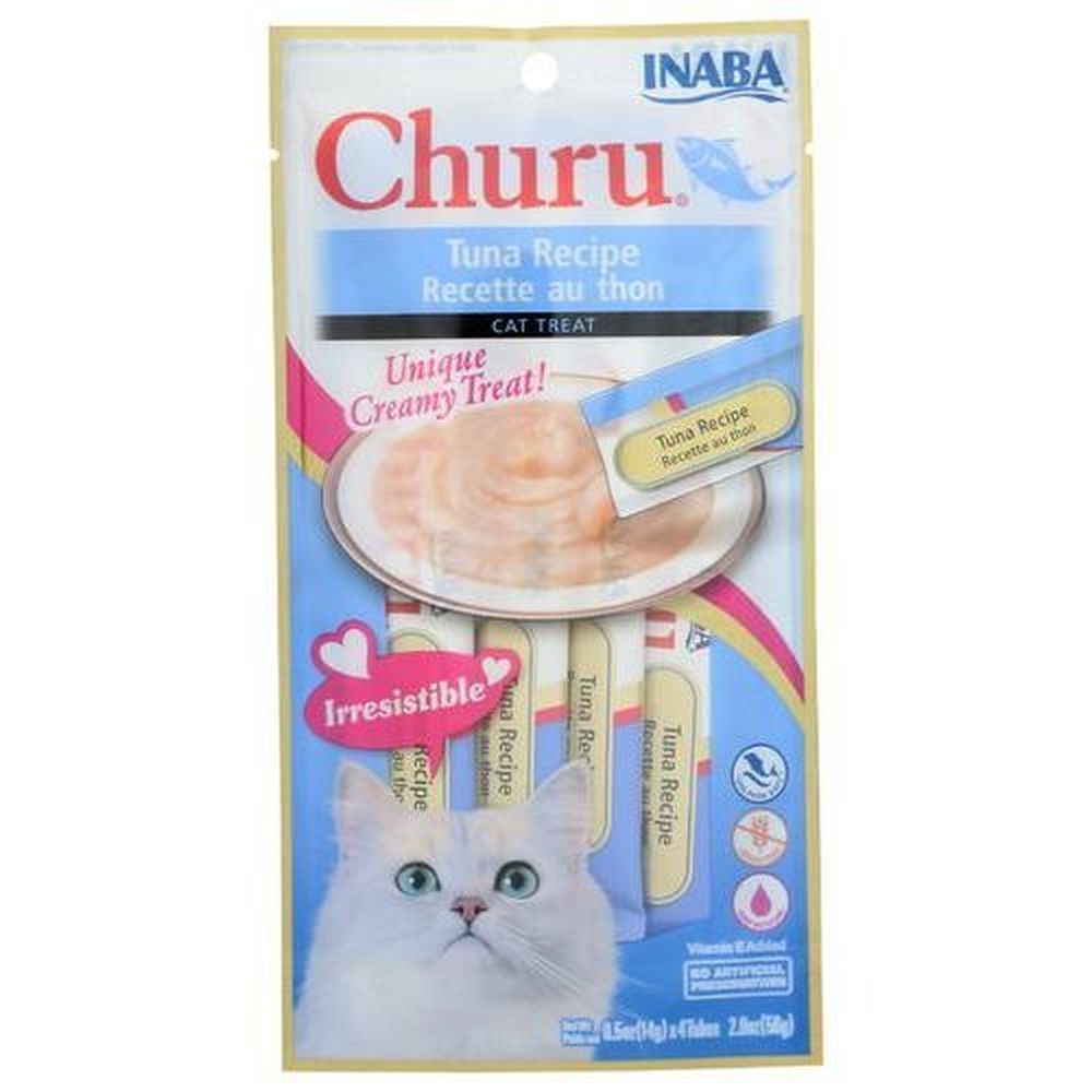 Inaba Churu Tuna Recipe Cat Treats, 2 Ounce -- 8 Per Case