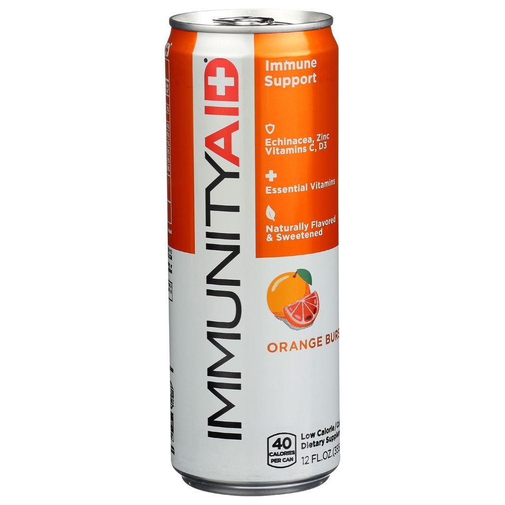 Lifeaid Orange Burst Immunity Aid Beverage, 12 Fluid Ounce -- 12 Per Case