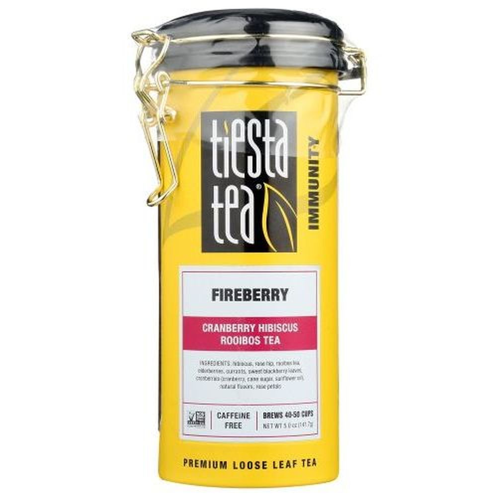 Tiesta Tea Immunity Fireberry Cranberry Hibiscus Rooibos Tea, 5 Ounce -- 6 Per Case