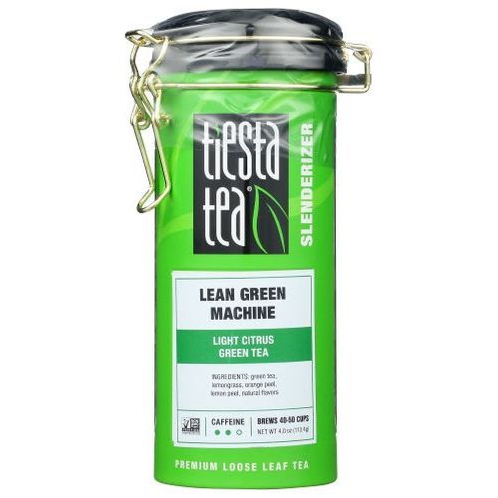 Tiesta Tea Slenderizer Lean Green Machine Light Citrus Green Tea, 4 Ounce -- 6 Per Case