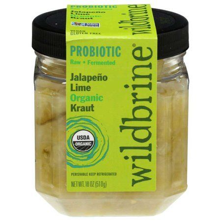 Wildbrine Organic Jalapeno Lime Sauerkraut, 18 Ounce -- 6 Per Case