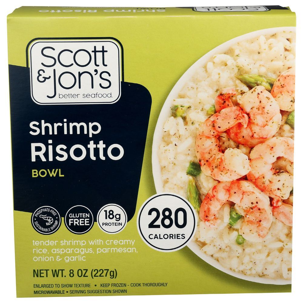 Scott And Jons Shrimp Risotto Rice Bowl, 8 Ounce -- 6 Per Case