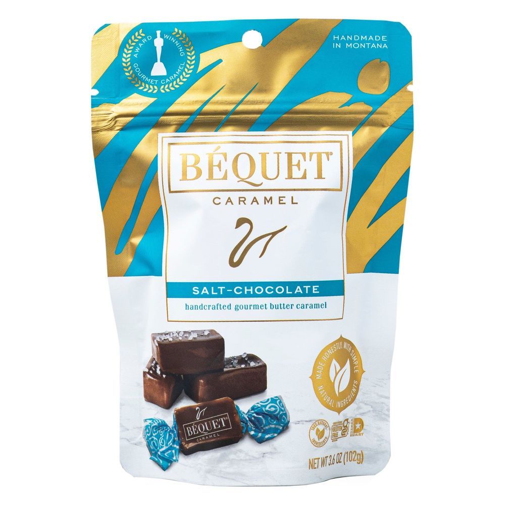 Bequet Salt Chocolate Caramel, 3.6 Ounce -- 12 Per Case