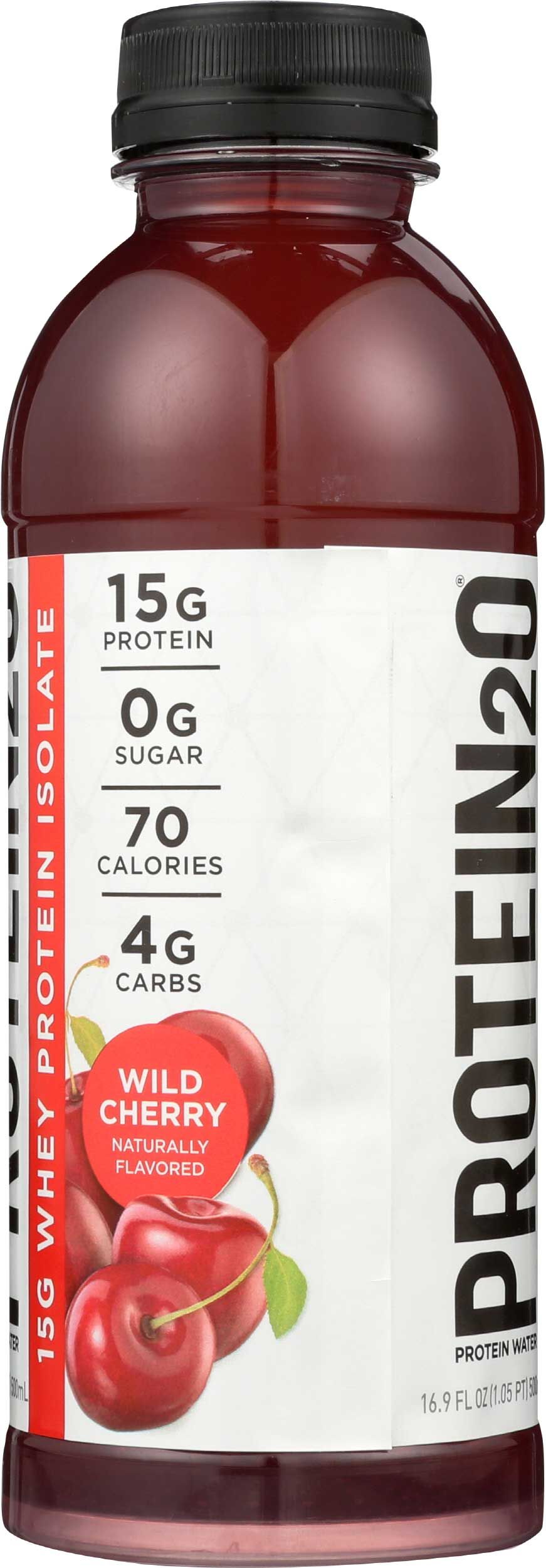 Protein2o Wild Cherry Protein Water, 16.9 Fluid Ounce -- 12 Per Case