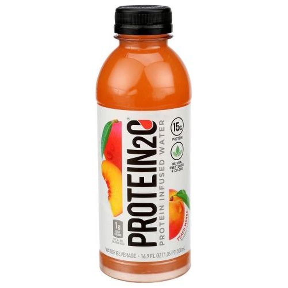 Protein2o Peach Mango Protein Infused Water, 16.9 Fluid Ounce -- 12 Per Case