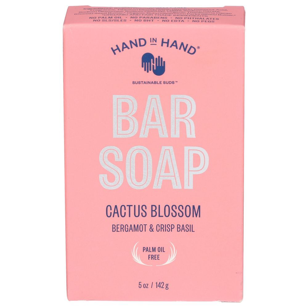 Hand In Hand Cactus Blossom Bar Soap, 5 Ounce