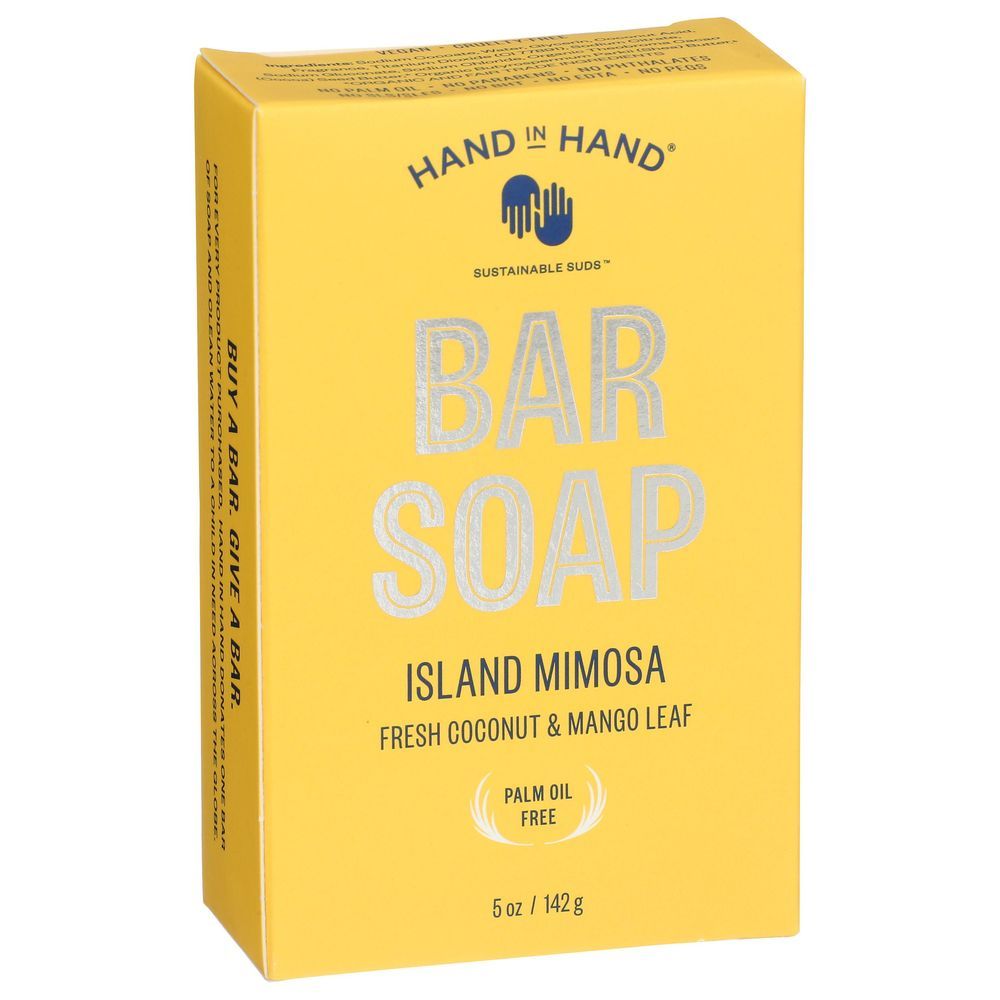 Hand In Hand Island Mimosa Bar Soap, 5 Ounce