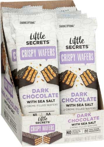 Little Secrets Dark Chocolate With Sea Salt Crispy Wafer, 1.4 Ounce -- 12 Per Case