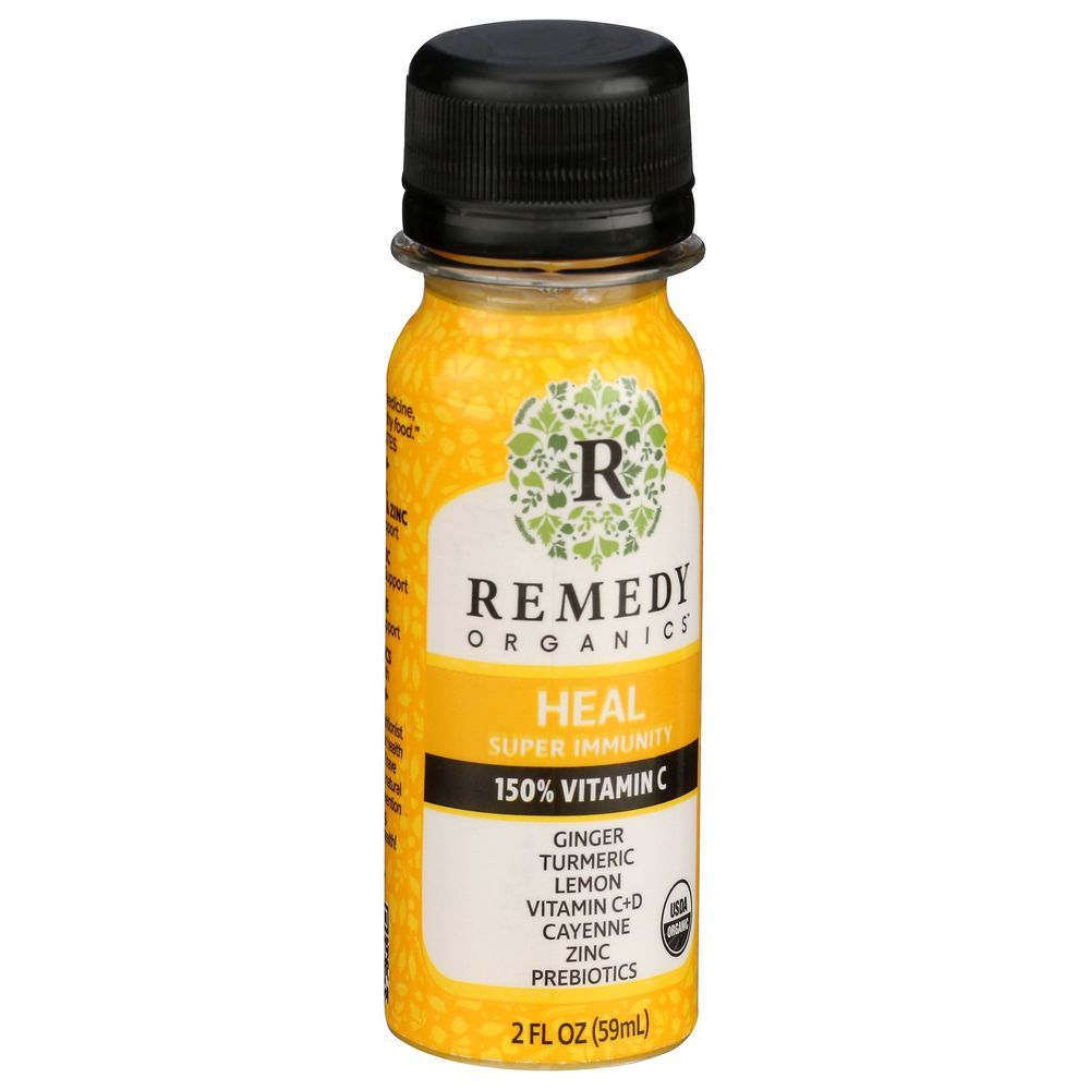 Remedy Organics Heal Super Immunity Energy Shot, 2 Ounce -- 12 Per Case