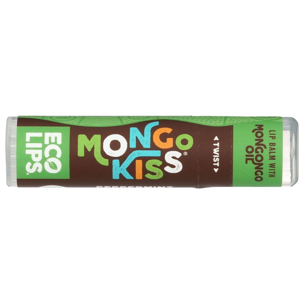 Eco Lips Mongo Kiss Organic Peppermint Lip Balm, 0.25 Ounce -- 15 Per Case
