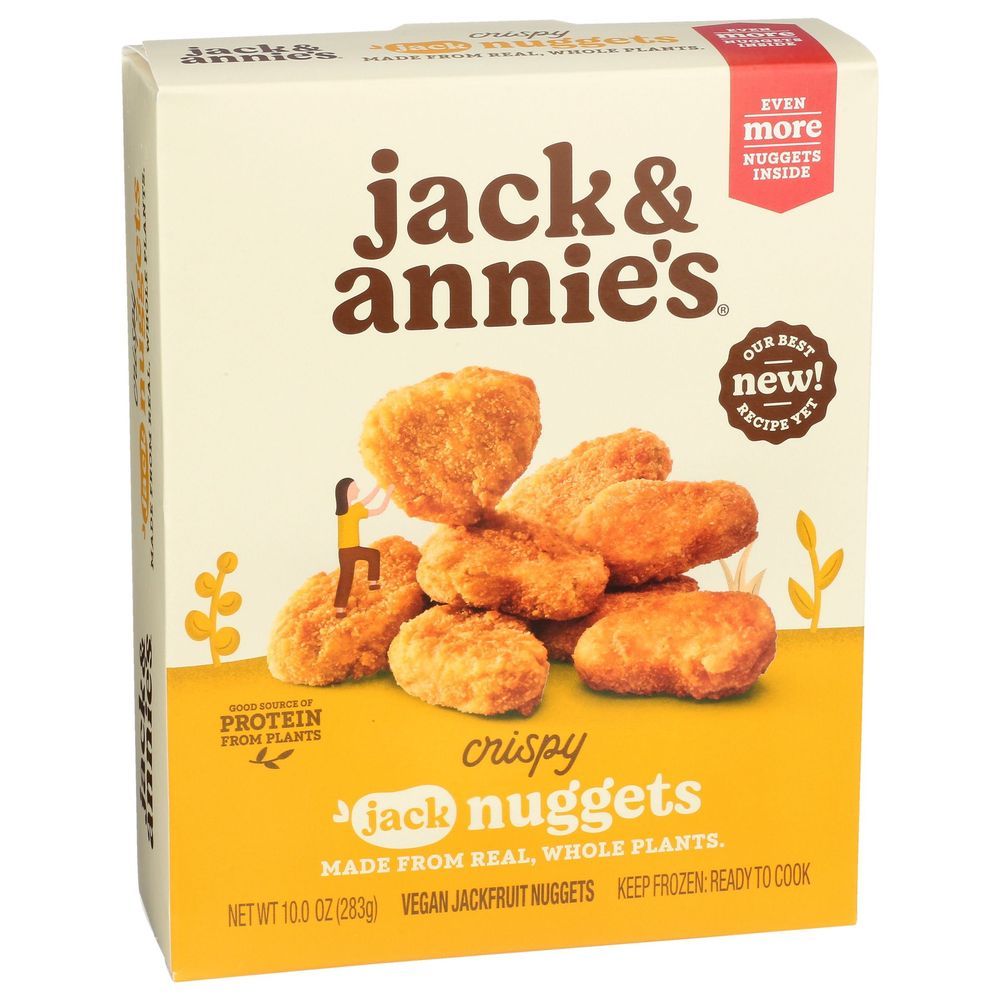 Jack & Annie's Plant Based Crispy Jack Nuggets, 10 Ounce -- 8 Per Case