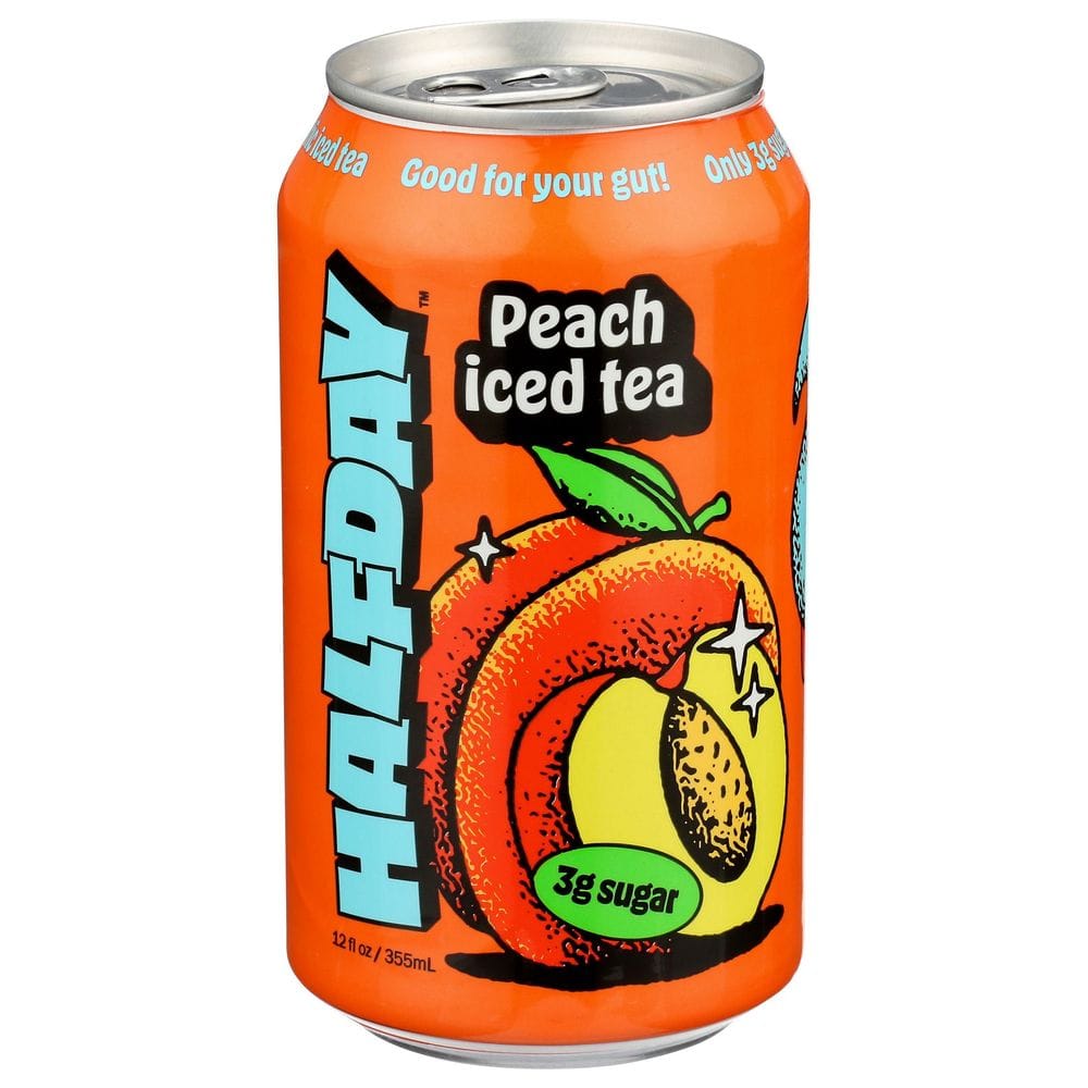 Halfday Peach Iced Tea, 12 Fluid Ounce -- 12 Per Case