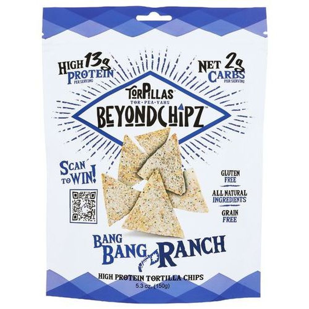 Beyondchipz Bang Bang Ranch Tortilla Chips, 5.3 Ounce -- 12 Per Case