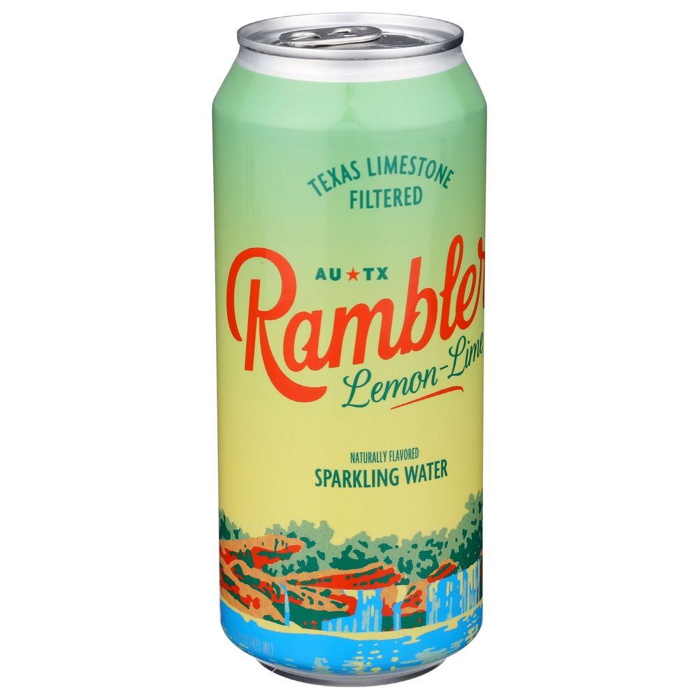 Rambler Lemon Lime Sparkling Water, 16 Fluid Ounce -- 12 Per Case