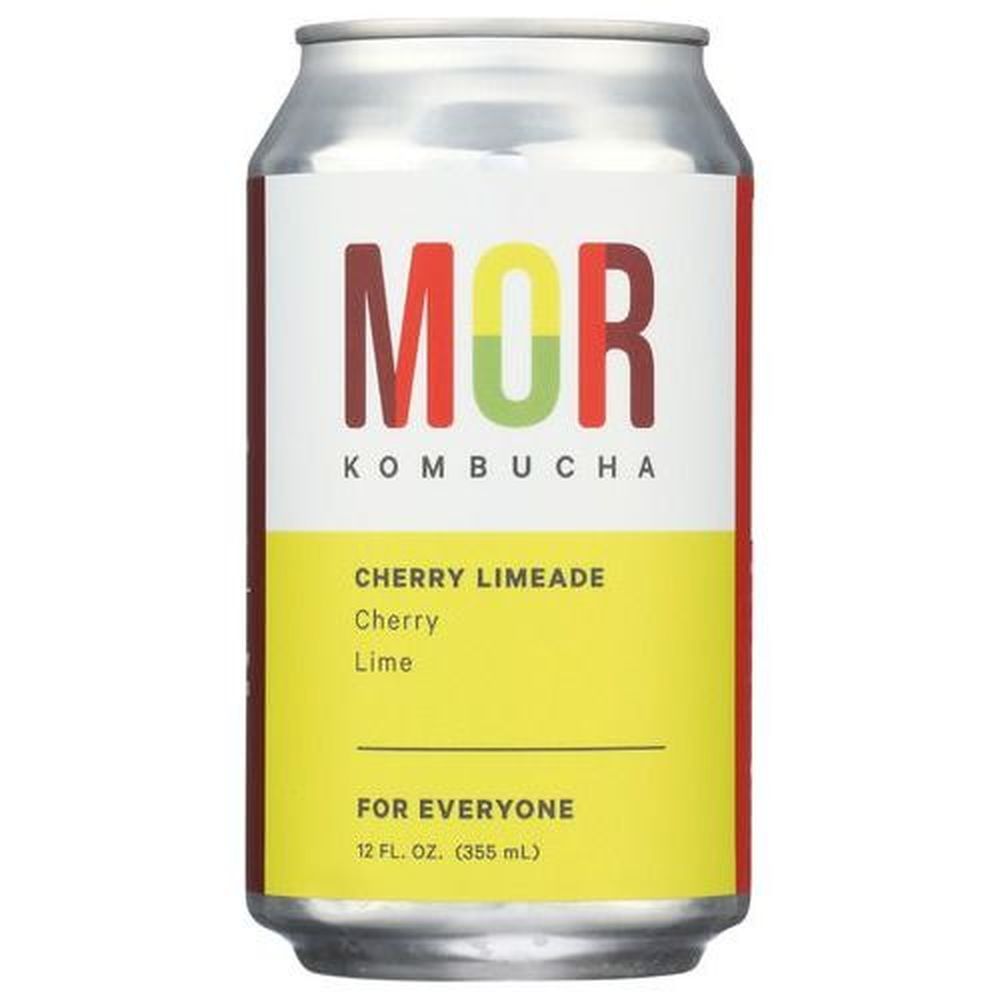 Mor Cherry Limeade Kombucha, 12 Fluid Ounce -- 12 Per Case
