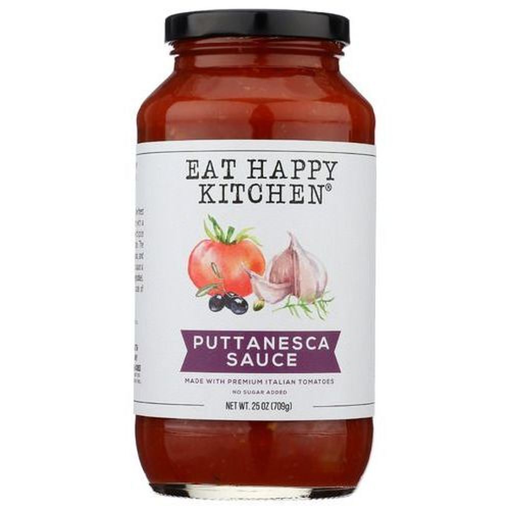 Eat Happy Kitchen Puttanesca Sauce, 25 Ounce -- 6 Per Case