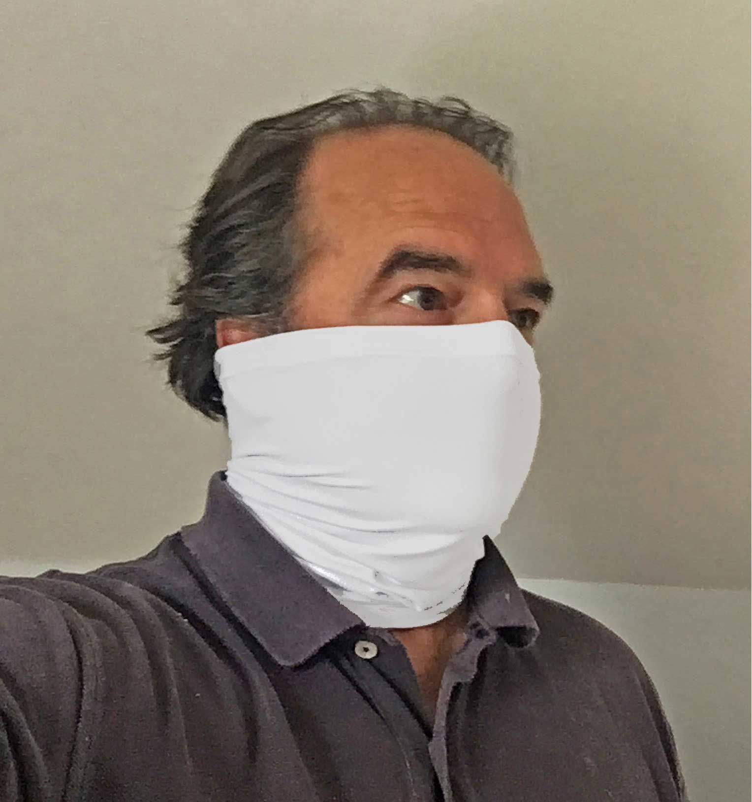 Safe + Face Large Gray Neck Face Safe Gaiter, 9 X 9 X 15 Inch