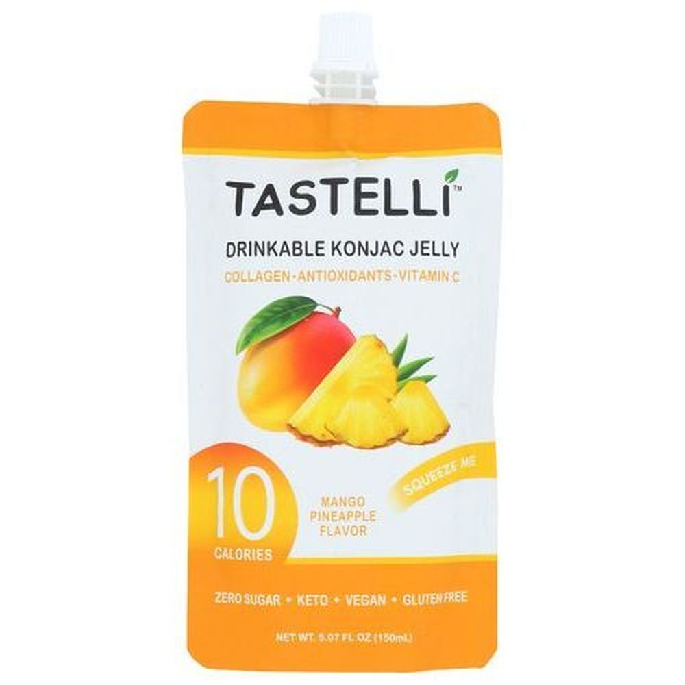 Tastelli Mango Pineapple Drinkable Konjac Jelly, 5.07 Fluid Ounce -- 10 Per Case