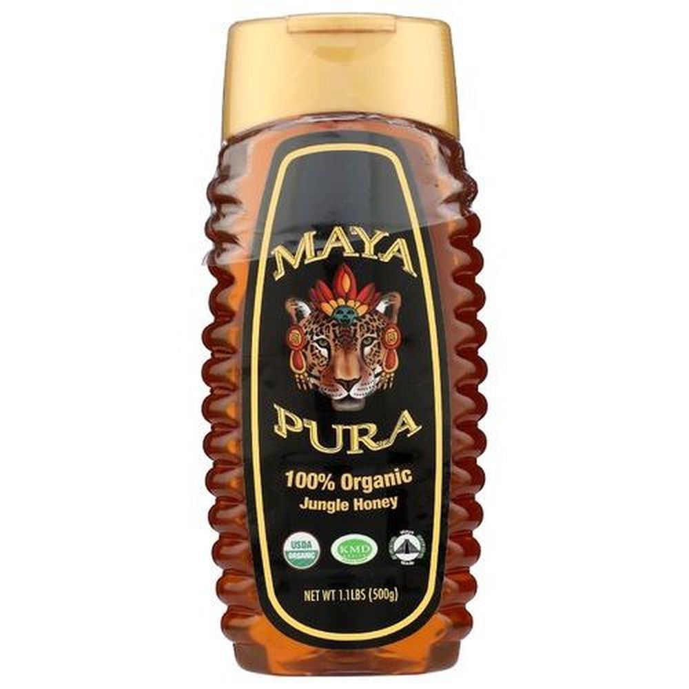 Maya Pura Organic Raw Jungle Honey, 500 Gram -- 6 Per Case
