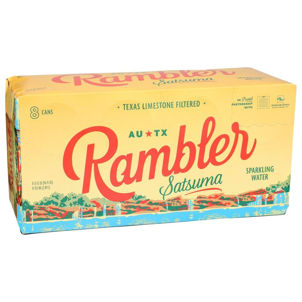 Rambler Satsuma Sparkling Water, 12 Fluid Ounce -- 24 Per Case
