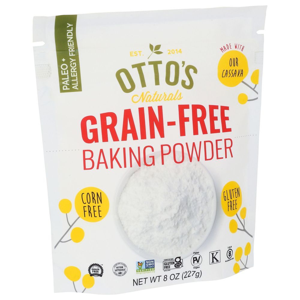 Otto's Naturals Grain Free Baking Powder, 8 Ounce -- 6 Per Case