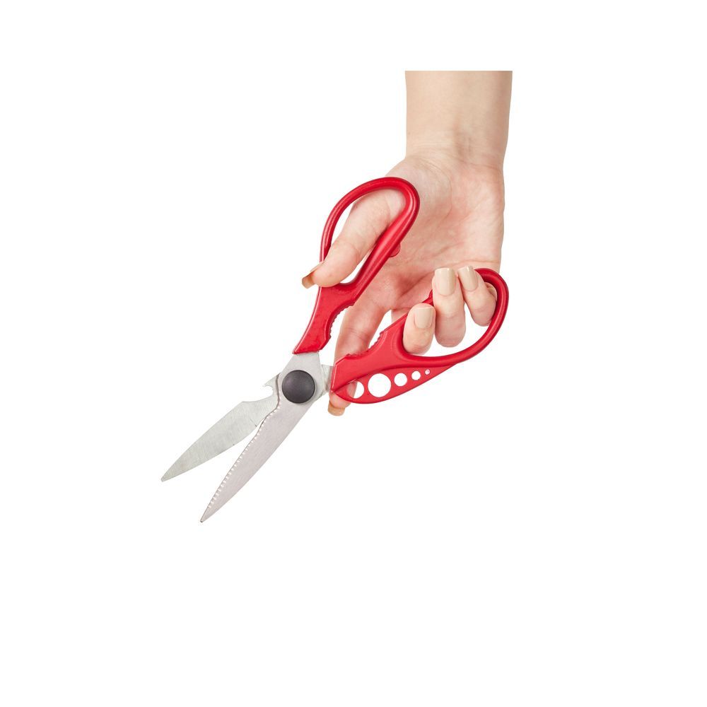 Kitchinventions Red Strip-n-snip Scissors