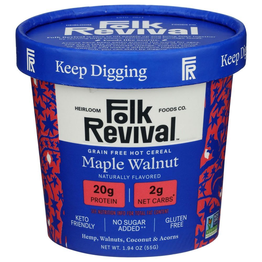 Folk Revival Maple Walnut Hot Cereal, 1.94 Ounce -- 6 Per Case