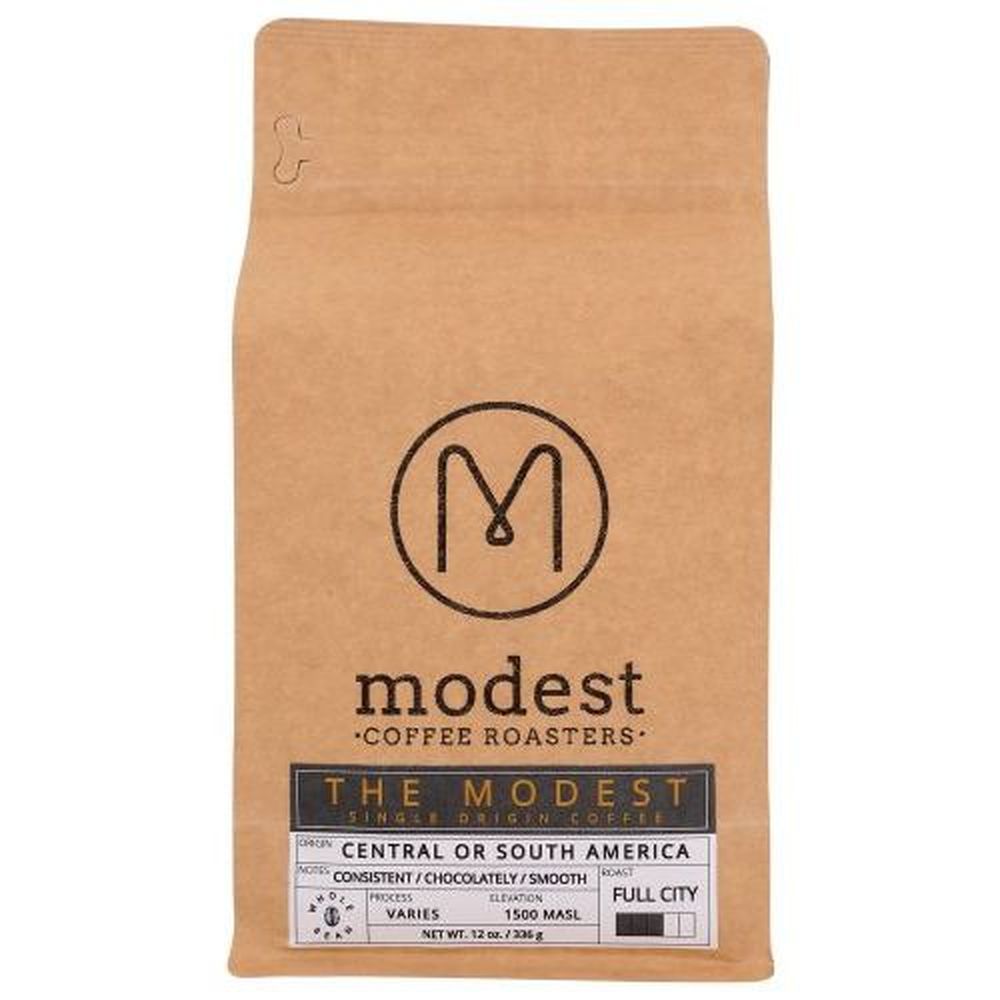 Modest Coffee Roasters The Modest Single Origin Coffee, 12 Ounce -- 6 Per Case