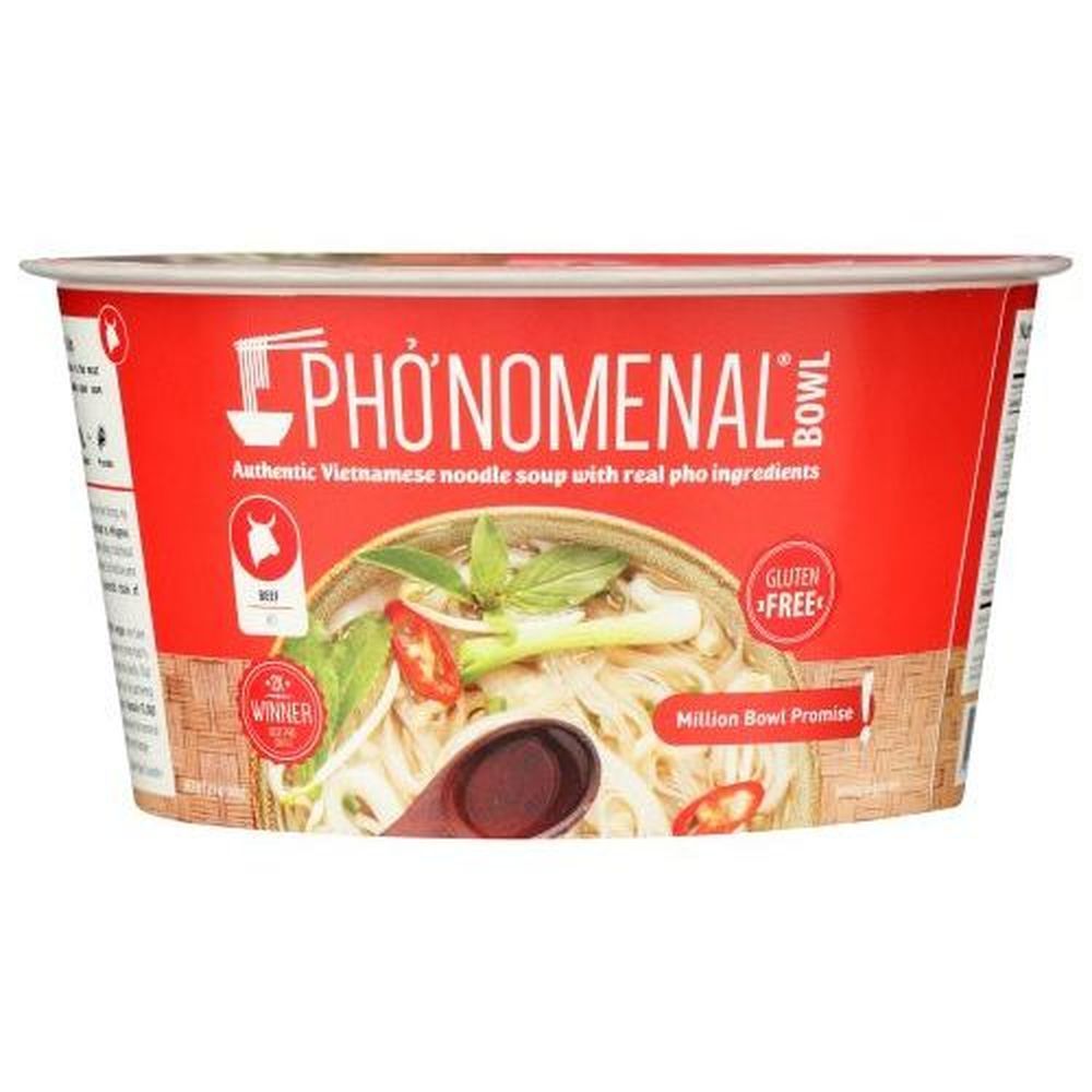 Pho'nomenal Instant Beef Pho Noodle Soup, 2.5 Ounce -- 6 Per Case