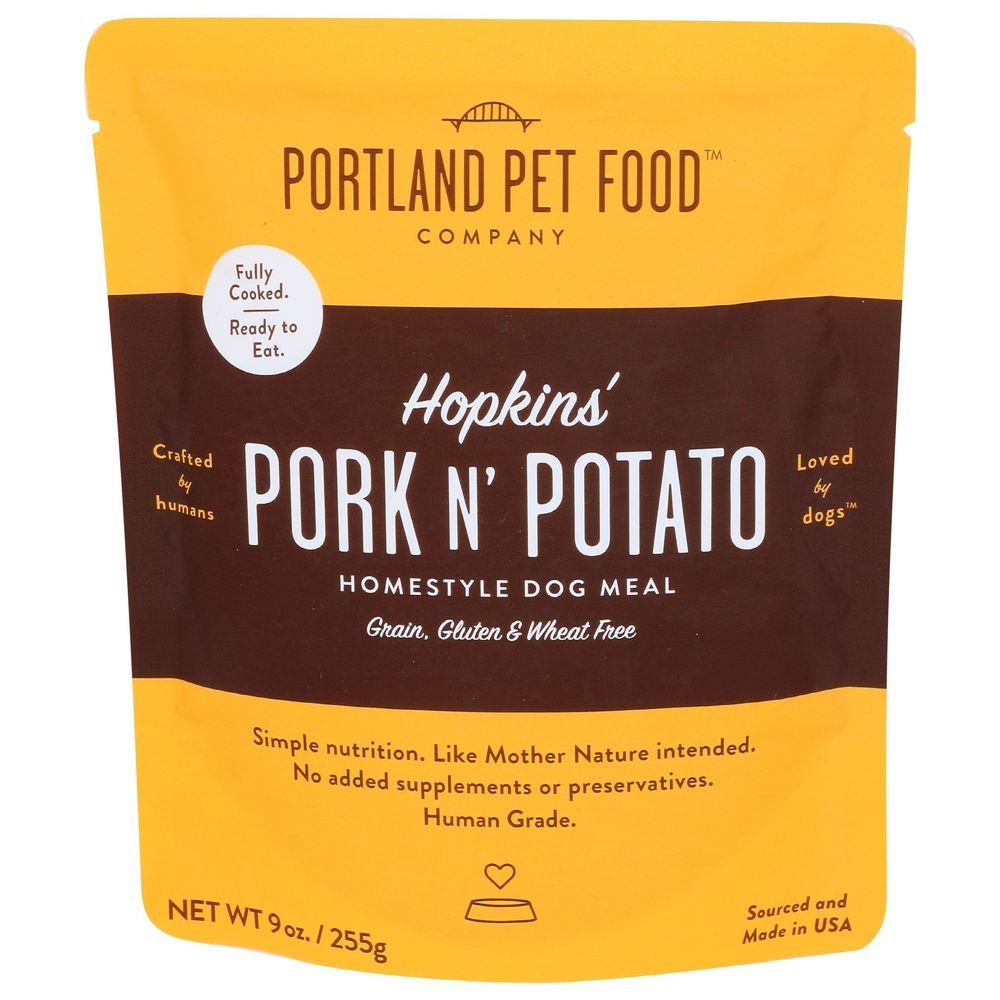 Portland Pet Food Pork N Potato Homestyle Dog Meal, 9 Ounce -- 8 Per Case