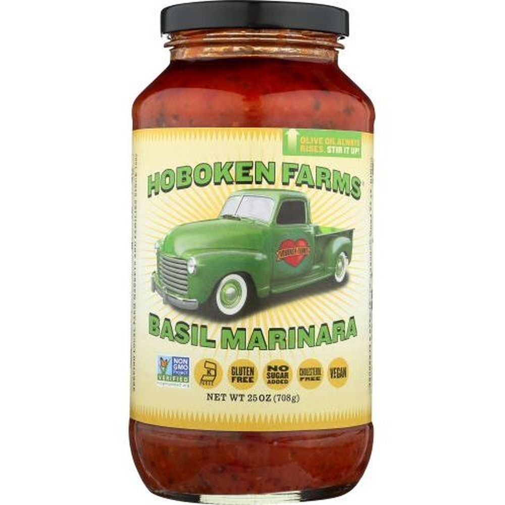 Hoboken Farms Basil Marinara Sauce, 25 Ounce -- 6 Per Case