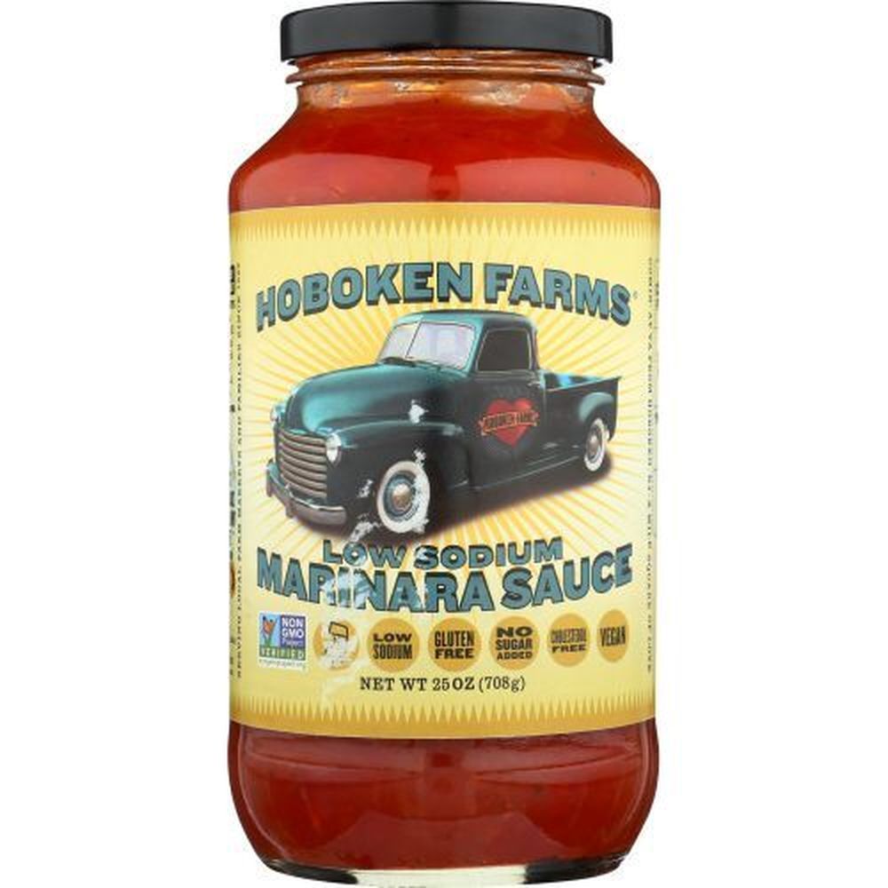 Hoboken Farms Low Sodium Marinara Sauce, 25 Ounce -- 6 Per Case