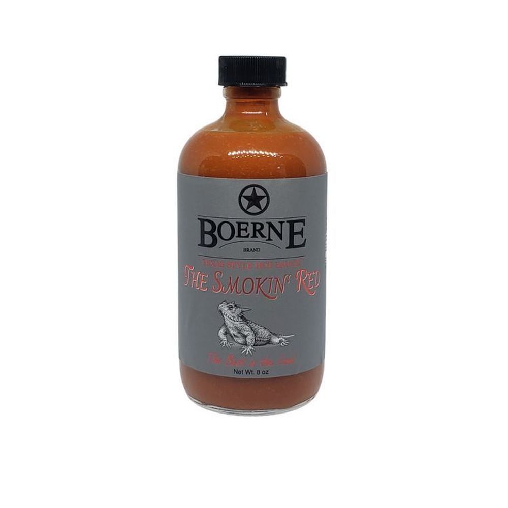 Boerne The Smokin Red Hot Sauce, 8 Ounce -- 6 Per Case