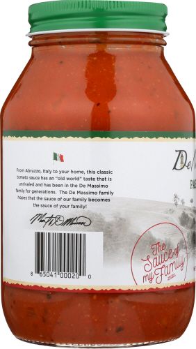 De Massimo's Marinara Pasta Sauce, 32 Ounce -- 6 Per Case