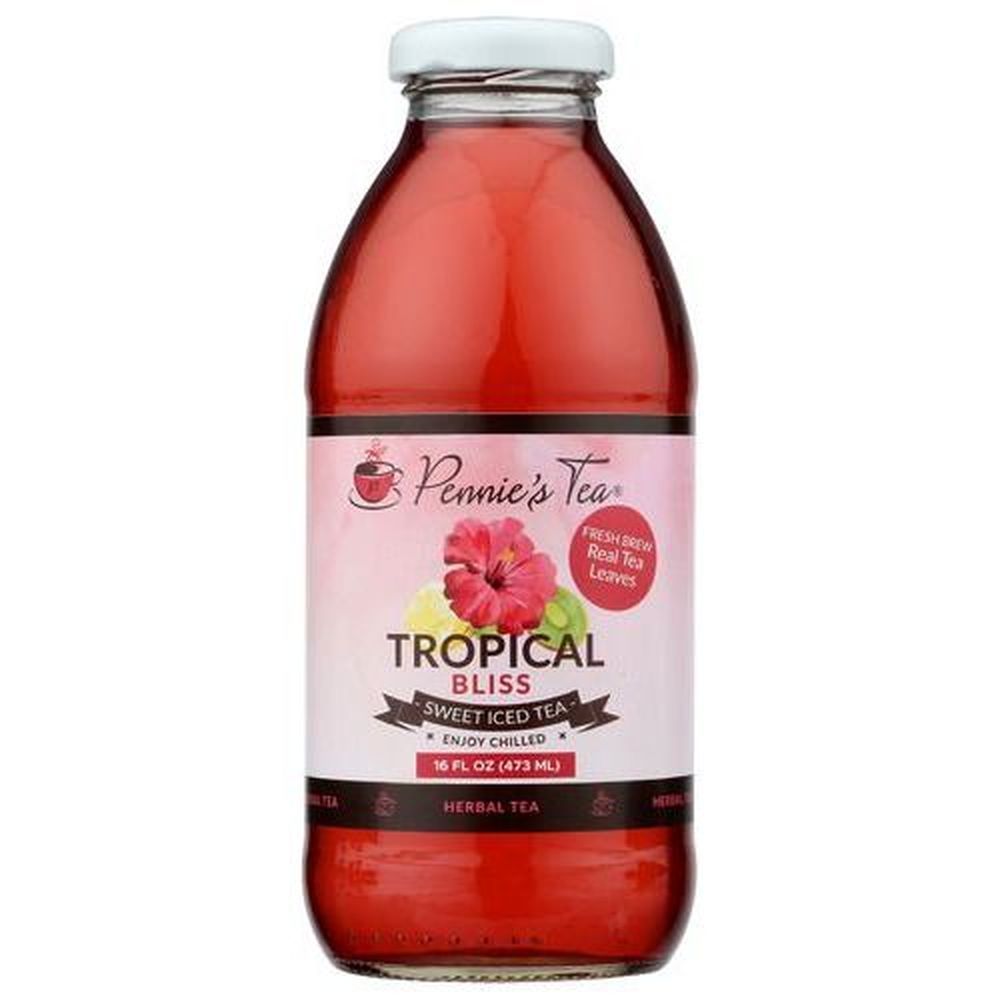 Pennie's Tea Tropical Bliss Sweet Iced Tea, 16 Fluid Ounce -- 12 Per Case