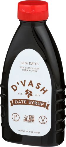 D'vash Organics Date Nectar Squeeze Bottle, 14.1 Ounce -- 12 Per Case