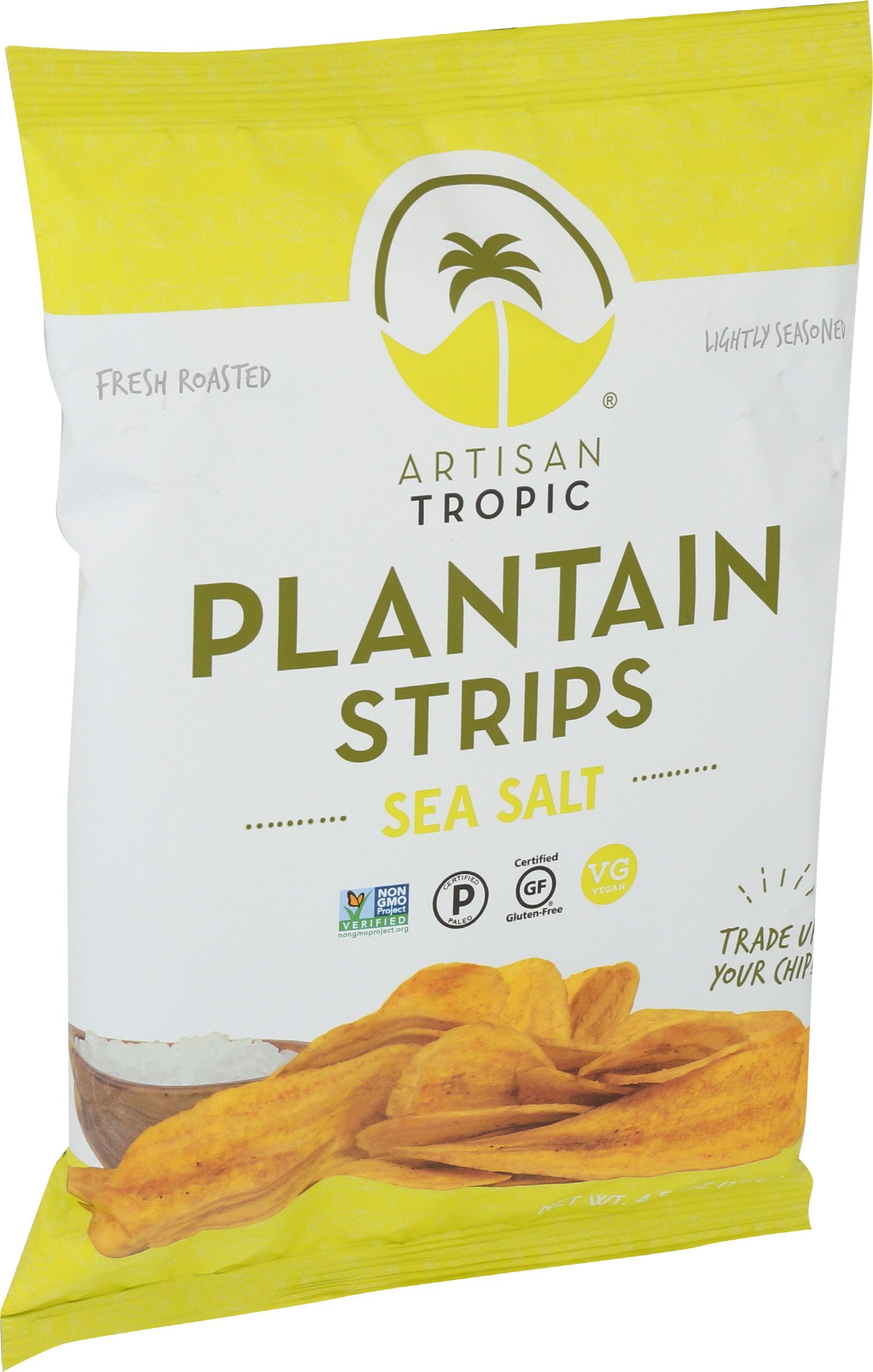 Artisan Tropic Sea Salt Plantain Chips, 4.5 Ounce -- 12 Per Case