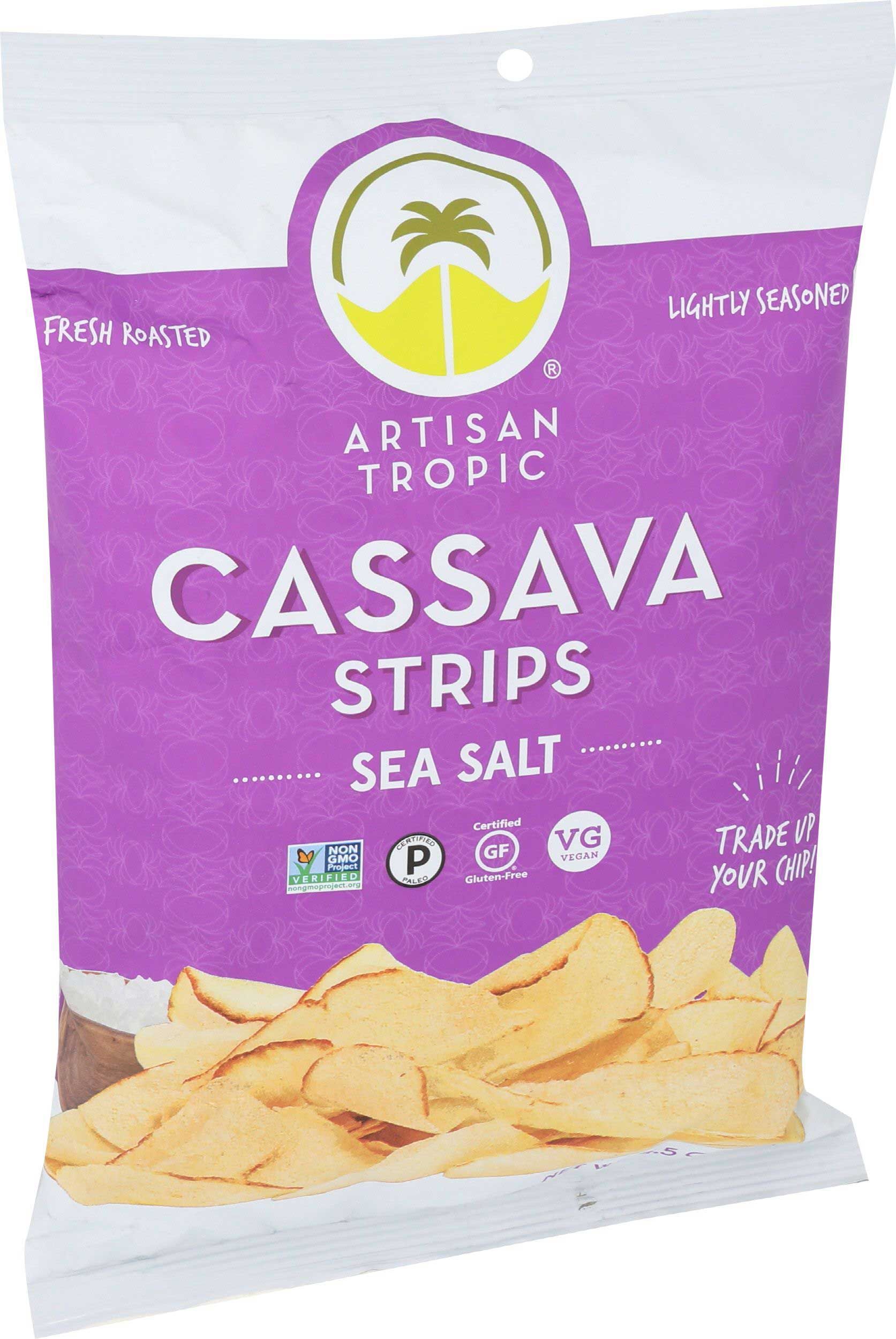 Artisan Tropic Sea Salt Cassava Chips, 4.5 Ounce -- 12 Per Case