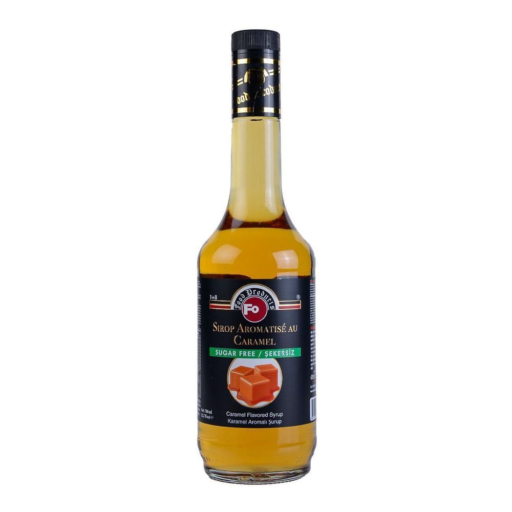 Fo Sugar Free Caramel Flavored Syrup, 700 Ml -- 1 Each