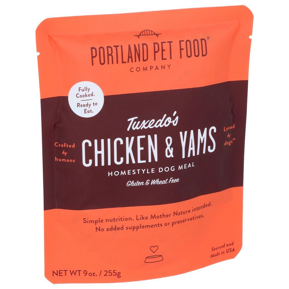Portland Pet Food Chicken And Yams Homestyle Dog Meal, 9 Ounce -- 8 Per Case