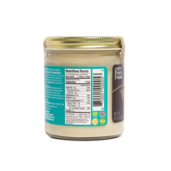 Artisana Organics Raw Coconut Butter, 8 Ounce -- 6 Per Case
