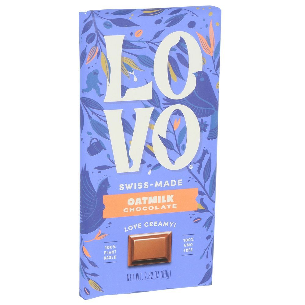 Lovo Oatmilk Chocolate Bar, 2.82 Ounce -- 12 Per Case