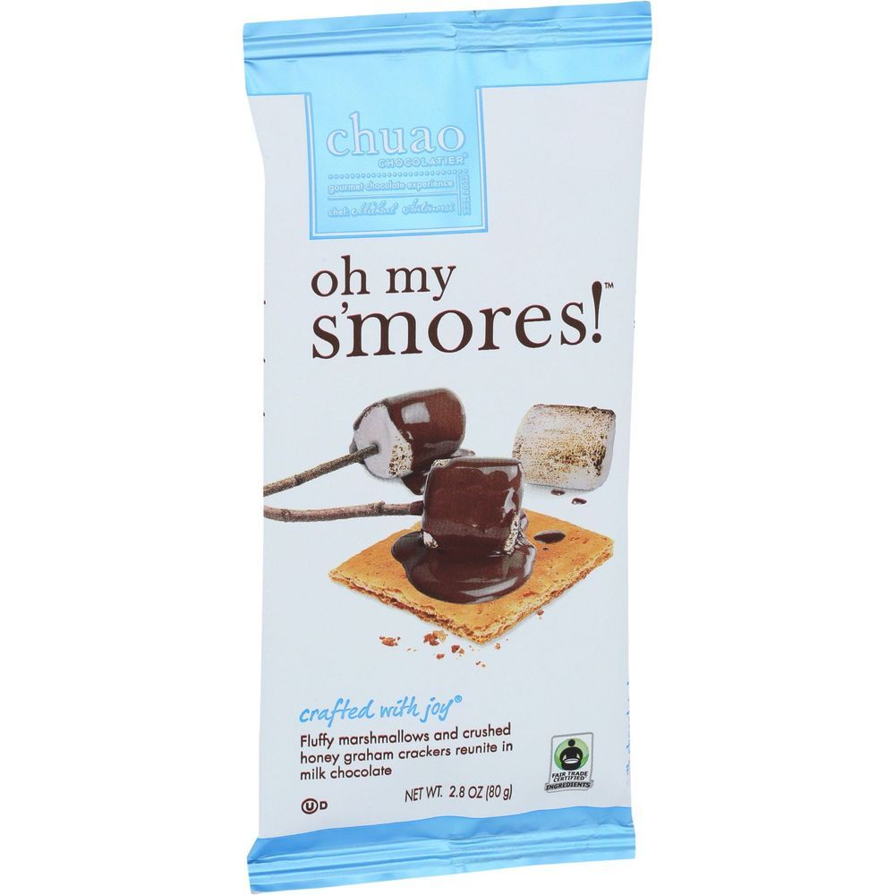 Chuao Chocolatier Oh My Smores Chocolate Bar, 2.8 Ounce -- 10 Per Case