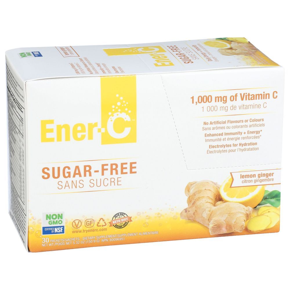 Ener-c Lemon Ginger Multi Vitamin Drink Mix, 30 Count